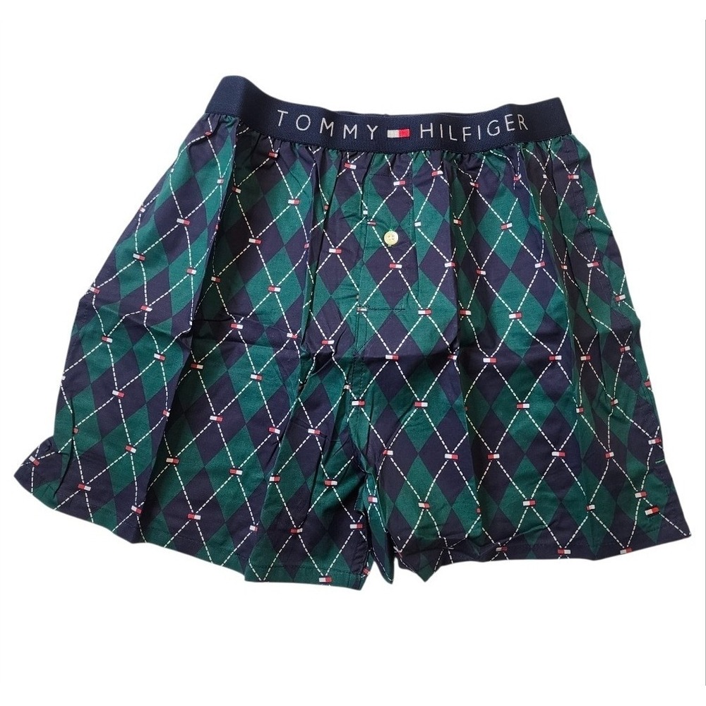 Tommy Hilfiger Men's Woven 100% Cotton Boxer Small OEM